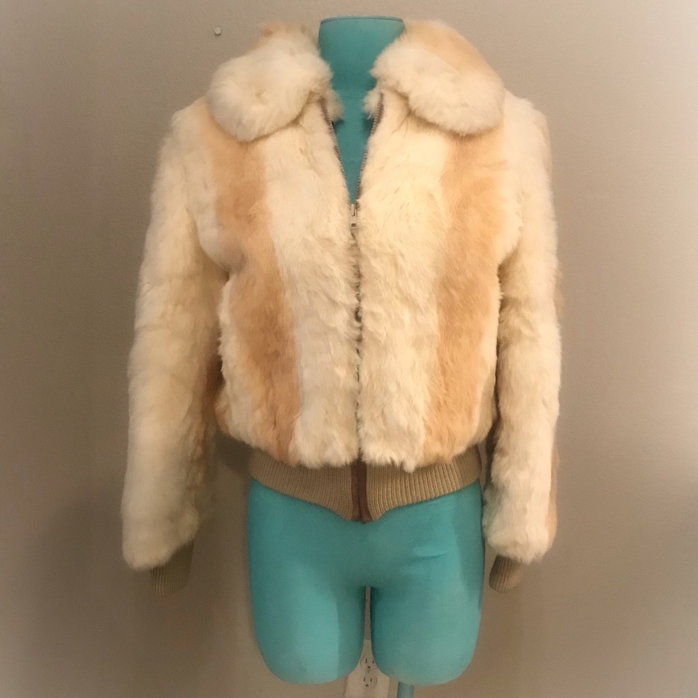 Vintage Rabbit Fur Jacket